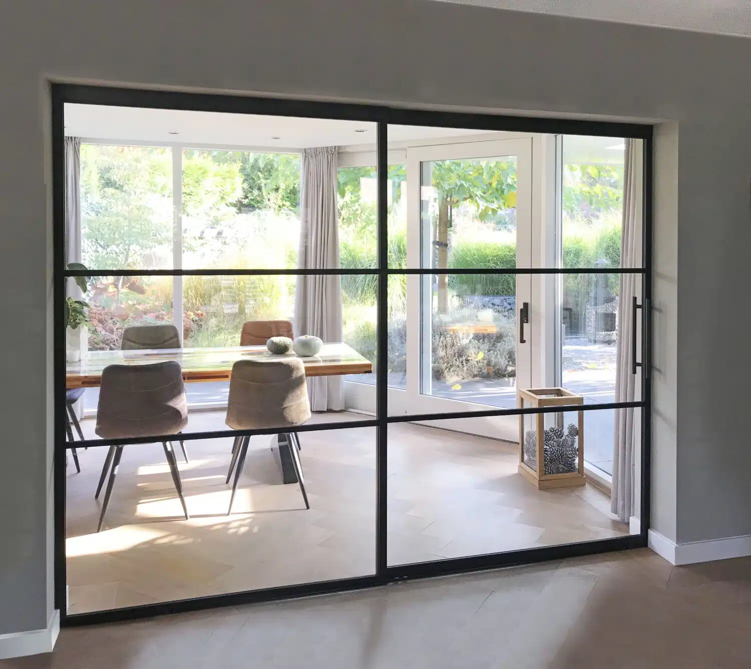 Glazen schuifwand inclusief montage: transformeer uw ruimte met elegante functionaliteit 10 Stipt Design Aluminium schuifdeur - Op maat gemaakte aluminium deuren