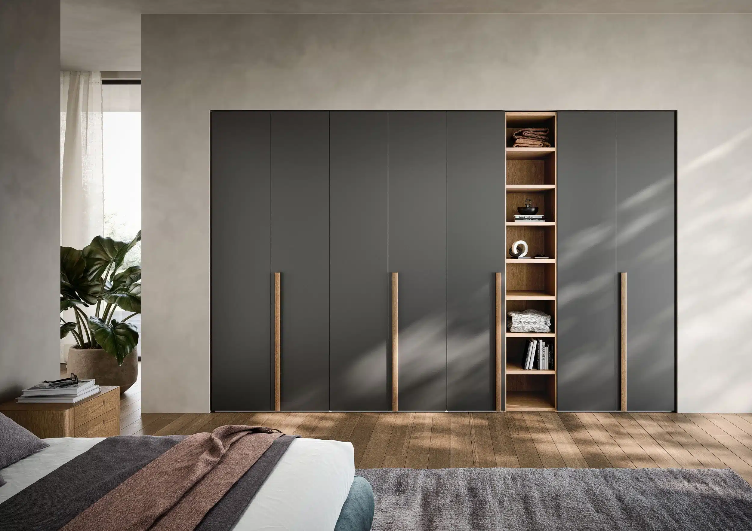 Kledingkast zwart - vergroot ruimte & stijl | Stipt Op Maat 1 Stipt Design Kledingkast zwart