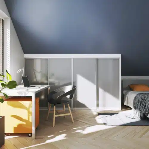 Ontdek onze galerij met maatwerk kasten - Stipt Op Maat 19 Stipt Design Kledingkast kinderkamer op maat met speelse indeling en schuifdeuren