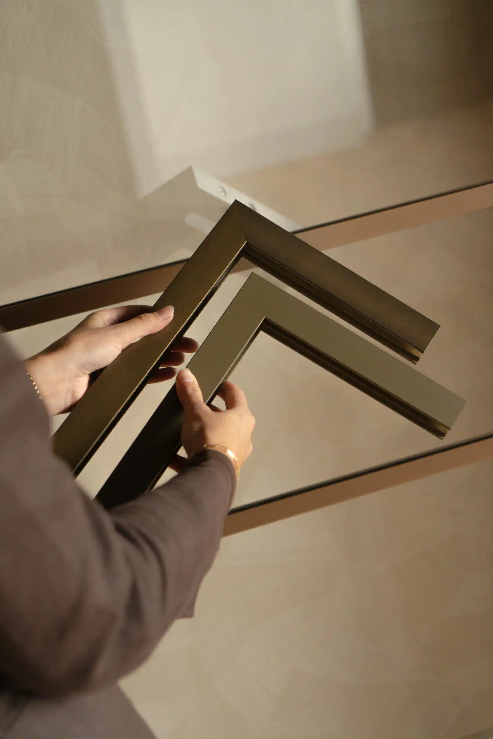 Aluminium deuren op maat | Bronzen deur op maat