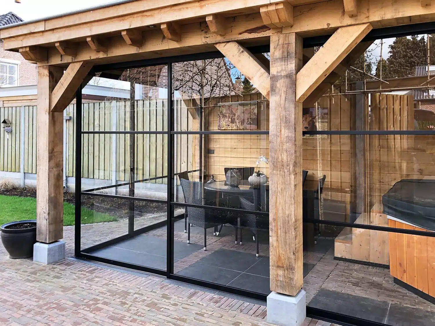 Stalen deur op maat veranda | Stipt Op Maat