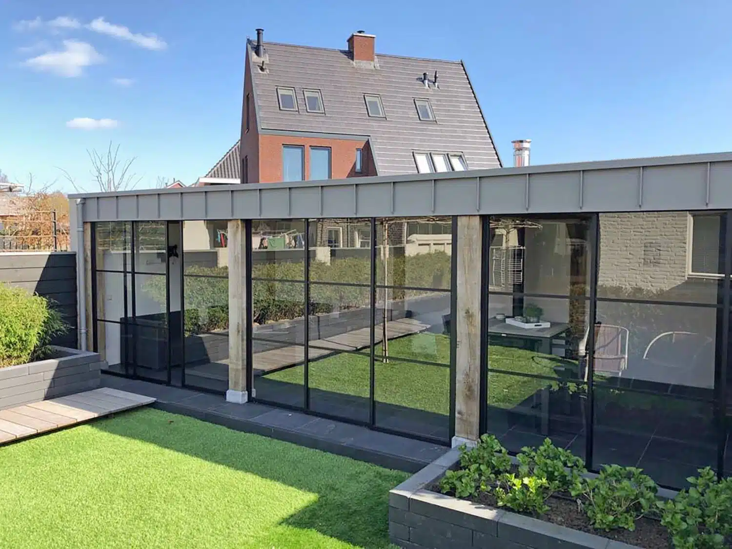 Aluminium deur buiten - Op maat gemaakte aluminium deuren