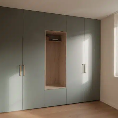 Kledingkast met bank | kledingkast met nis