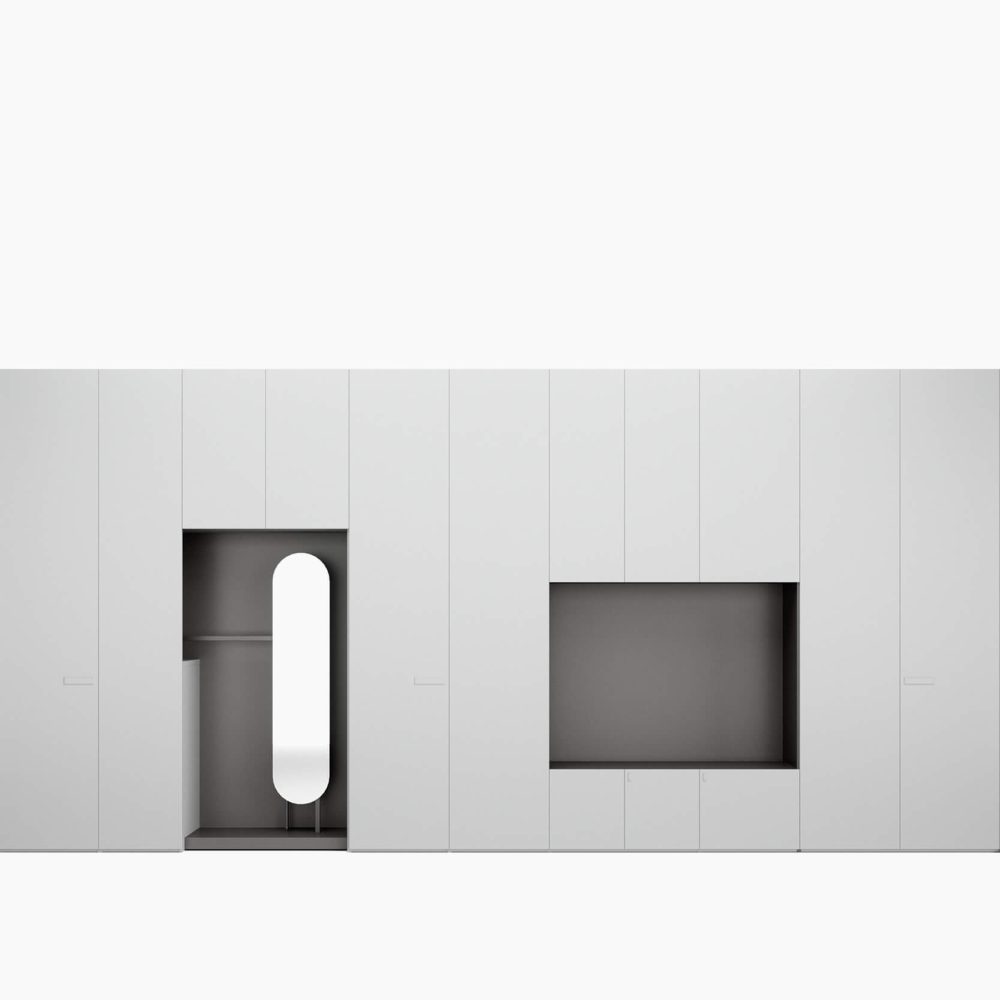 Maatwerk kast van Stipt Op Maat: Op maat gemaakte kasten van Stipt Op Maat met elegant ontworpen openslaande deuren voor praktische opslag en stijlvolle interieurinrichting.